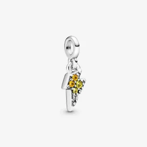 (immagine per) Mini Charm pendente PANDORA Il mio fulmine 798374NBYMX