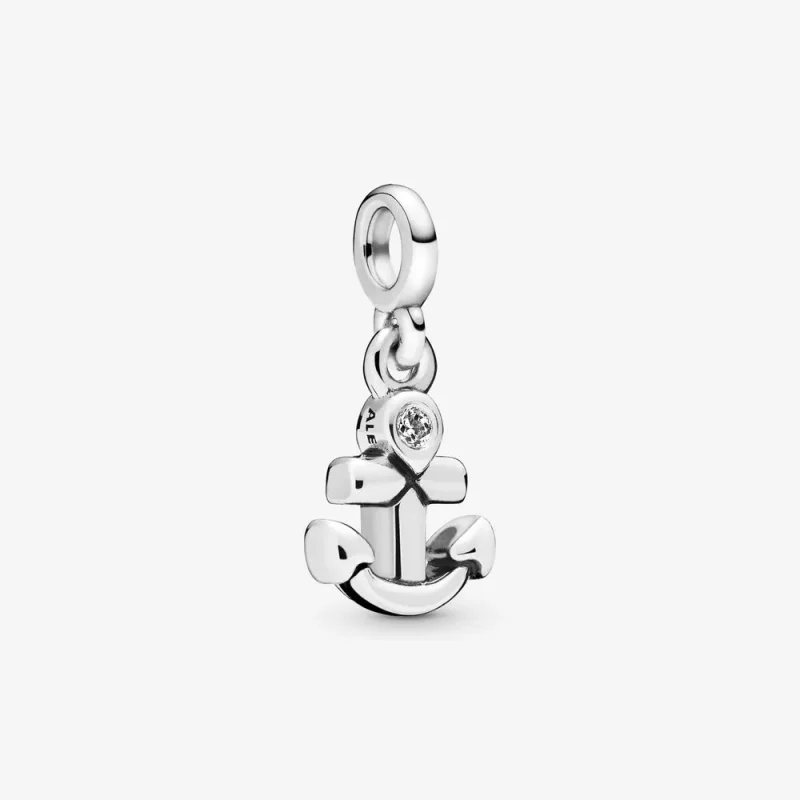 (immagine per) Mini Charm pendente PANDORA La mia ancora 798393CZ