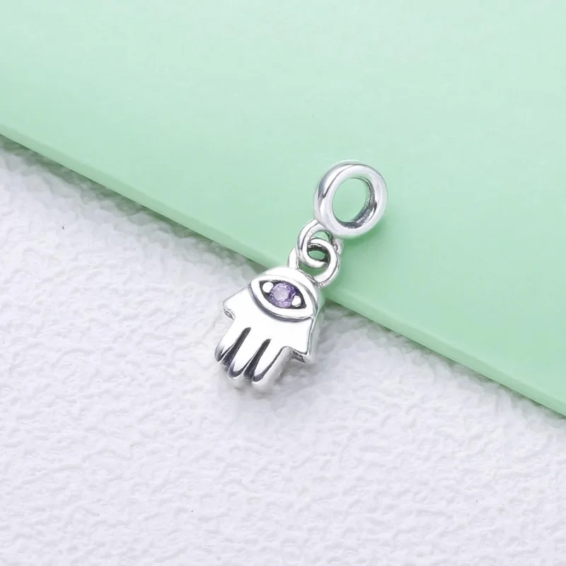 (immagine per) Mini Charm pendente PANDORA La Mia Mano di Fatima 798361NRP - Visualizza 3