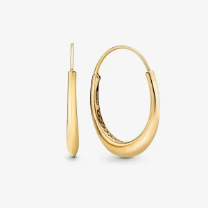 Orecchini a cerchio PANDORA Shine Chunky 268070 (immagine per) Orecchini a cerchio PANDORA Shine Chunky 268070