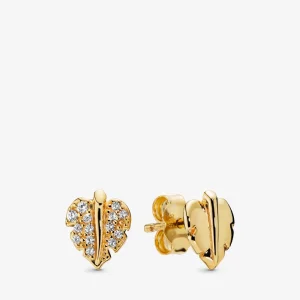 (immagine per) Orecchini a lobo PANDORA Shine Foglia splendente e scintillante 268334CZ