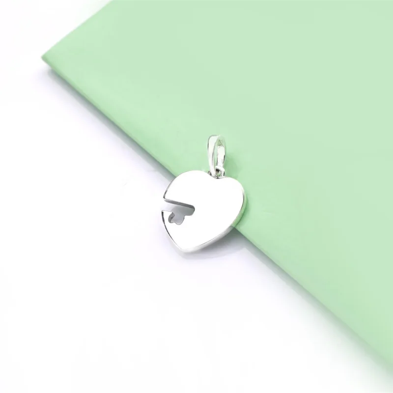 (immagine per) Pendente PANDORA Chiave & Cuore delle migliori amiche 398130 - Visualizza 3