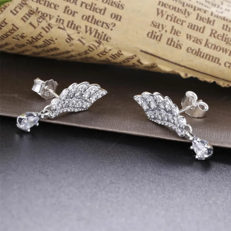 (immagine per) Charm pendente PANDORA Ala d'angelo ciondolante in argento - 298493C01 - Visualizza 3