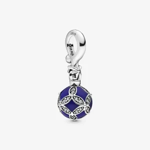 (immagine per) Charm pendente PANDORA Ornamento di Natale blu in argento - 798512C01