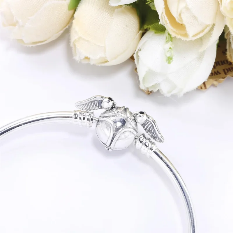 (immagine per) Pandora Moments Harry Potter, bracciale rigido con chiusura Boccino d’Oro - 5986 - Visualizza 4