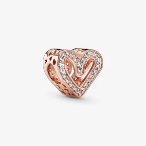Charm con cuore scintillante - 788692C01 (immagine per) Charm con cuore scintillante - 788692C01
