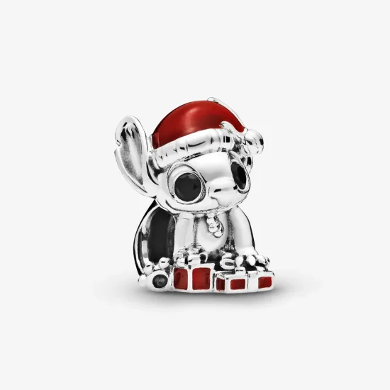 (immagine per) Charm PANDORA Disney Stitch Natale in argento - 798452C01