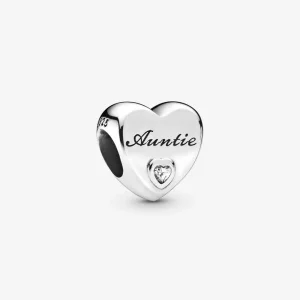 (immagine per) Charm PANDORA Zia amore Cuore in argento - 798261CZ