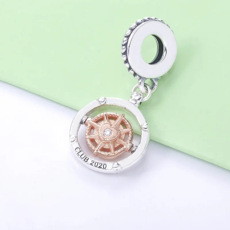 (immagine per) Charm pendente Bussola Pandora Club 2020 - 788590C01 - Visualizza 3