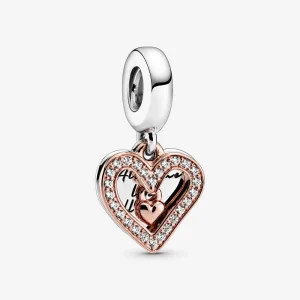 Charm pendente con cuore scintillante - 788693C01 (immagine per) Charm pendente con cuore scintillante - 788693C01