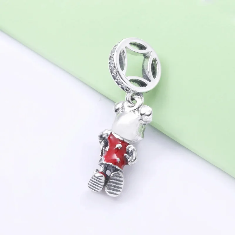 (immagine per) Charm pendente PANDORA Disney Minnie Mouse in argento - 798636C01 - Visualizza 3