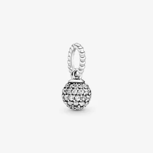 (immagine per) Pendente Sfera decorato con pavé Purely Pandora - 398690C01