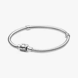(immagine per) Bracciale Pandora Moments con maglia snake e chiusura a barile - 598816C00