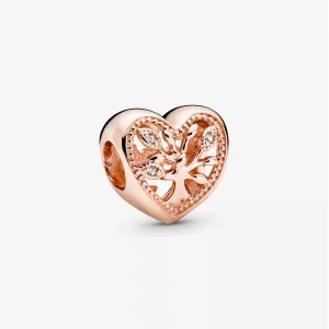 (immagine per) Charm a cuore con albero della vita openwork - 788826C01