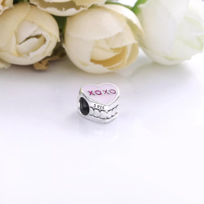 (immagine per) Charm PANDORA Cuori di caramella in argento - ENG792015_19 - Visualizza 4