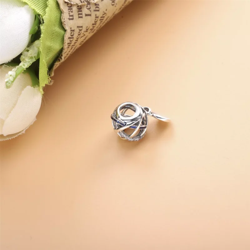 (immagine per) Charm PANDORA Disney Darks Montagna Spaziale in argento - 798633C01 - Visualizza 4