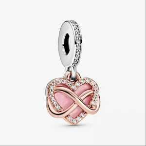 (immagine per) Charm pendente a cuore Infinito scintillante - 788878C01