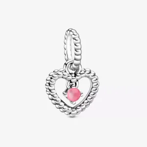 (immagine per) Charm pendente a cuore petalo rosa decorato con sfere Purely Pandora - 798854C09