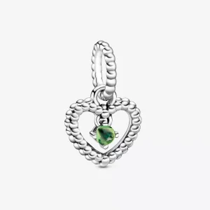 (immagine per) Charm pendente a cuore verde primavera decorato con sfere Purely Pandora - 798854C10
