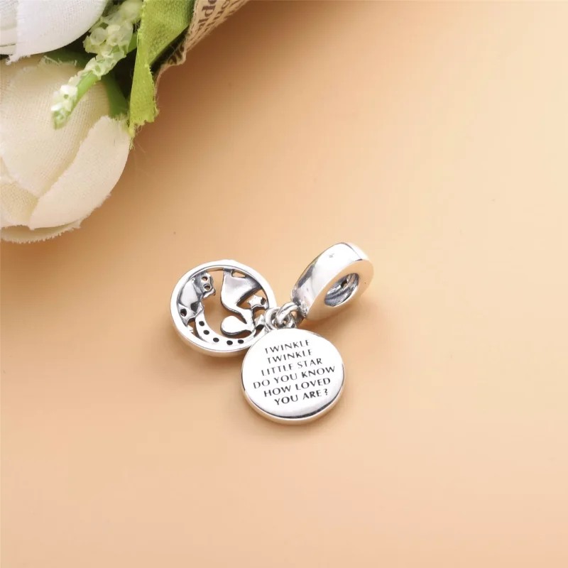 (immagine per) Charm pendente Cicogna e stelle scintillanti - 798895C01 - Visualizza 4