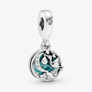 (immagine per) Charm pendente Cicogna e stelle scintillanti - 798895C01
