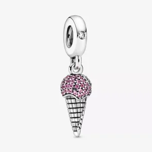 (immagine per) Charm pendente Cono gelato con pavé - 798801C01