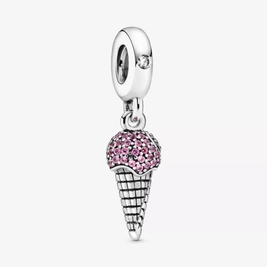 (immagine per) Charm pendente Cono gelato con pavé - 798801C01