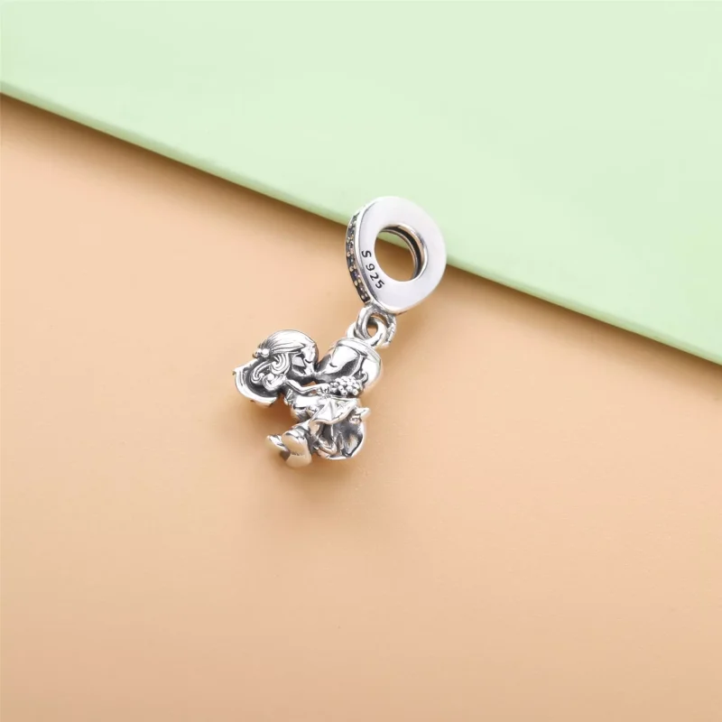 (immagine per) Charm pendente Coppia di sposi - 798896C01 - Visualizza 4