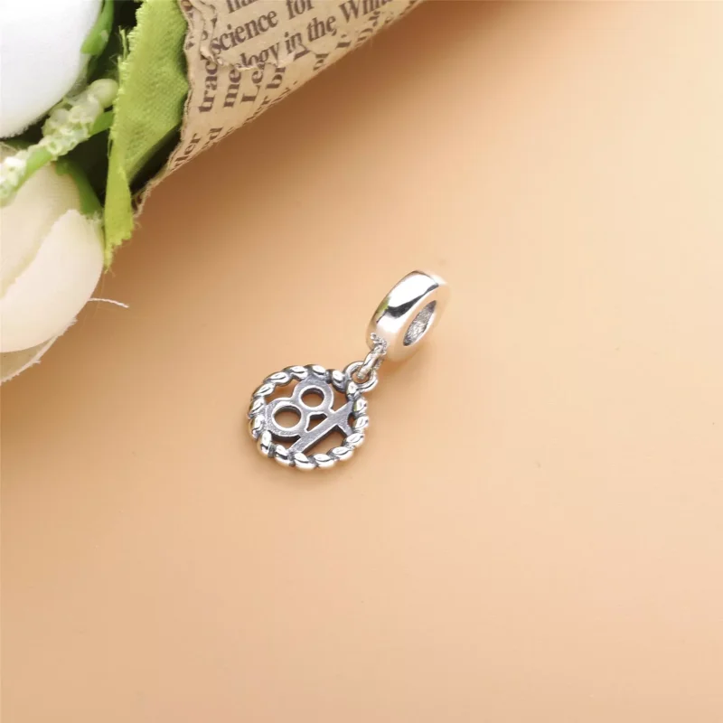 (immagine per) Charm pendente PANDORA 18 ° compleanno in argento - 790495 - Visualizza 3