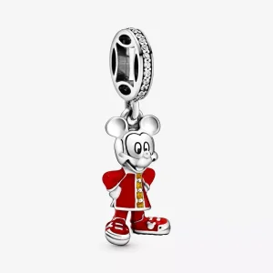 (immagine per) Charm pendente PANDORA Disney Topolino in argento - 798635C01