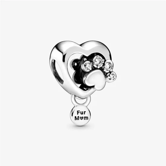 (immagine per) Charm Zampina e cuore scintillante - 798873C01