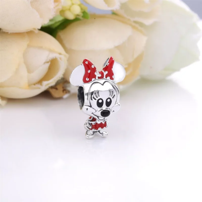 (immagine per) Disney, Charm Minnie con abito e fiocco a pois - 798880C02 - Visualizza 2