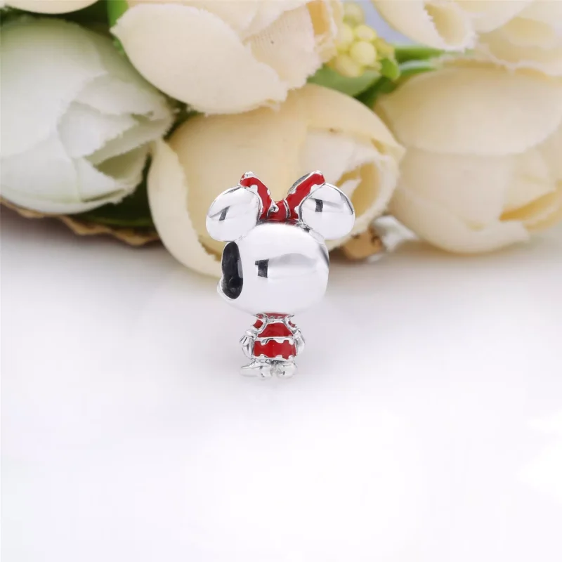 (immagine per) Disney, Charm Minnie con abito e fiocco a pois - 798880C02 - Visualizza 4
