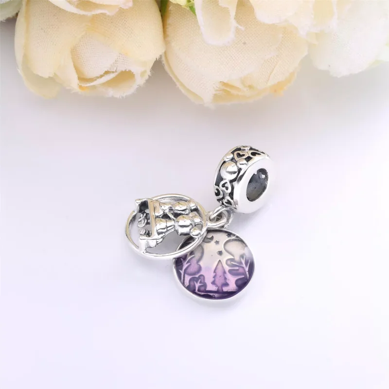 (immagine per) Disney, Charm pendente Mickey Mouse e Minnie per sempre felici e contenti - 7988 - Visualizza 2