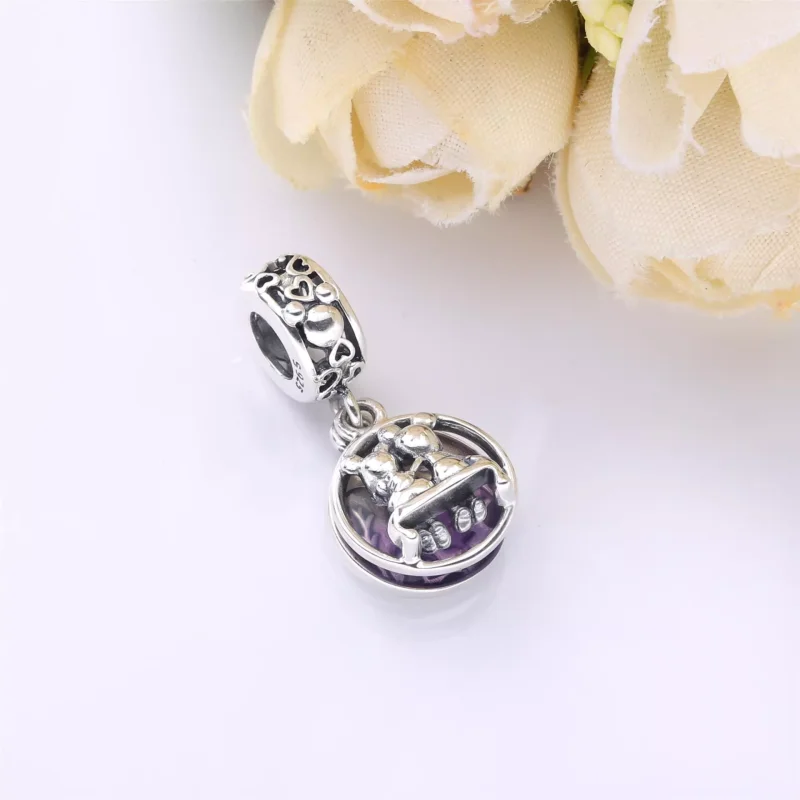 (immagine per) Disney, Charm pendente Mickey Mouse e Minnie per sempre felici e contenti - 7988 - Visualizza 3