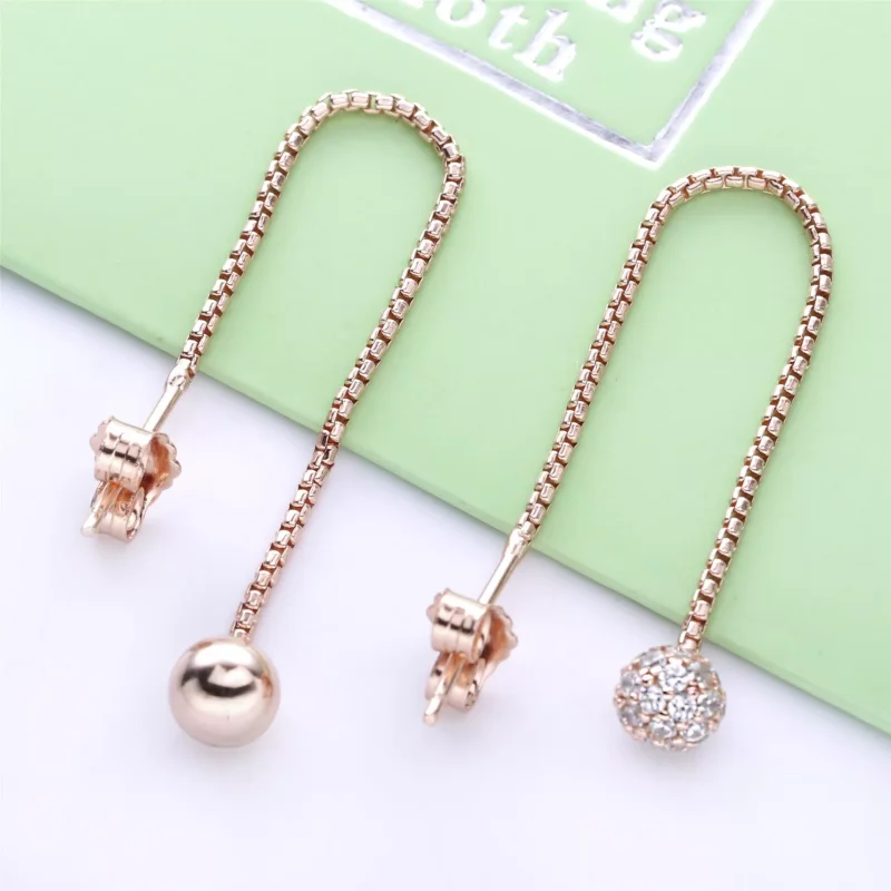 (immagine per) Orecchini Sfere Luminose e Pavè Purely Pandora - 288325CZ - Visualizza 2