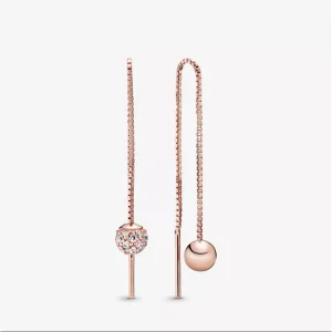 (immagine per) Orecchini Sfere Luminose e Pavè Purely Pandora - 288325CZ