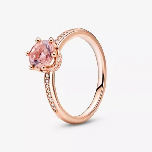 (immagine per) Anello PANDORA con solitario Corona rosa scintillante - 188289C01