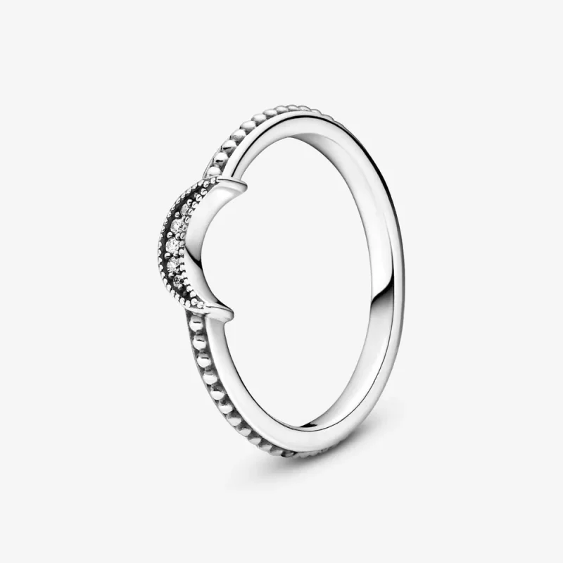 (immagine per) Anello PANDORA Falce di luna con sfere - 199156C01