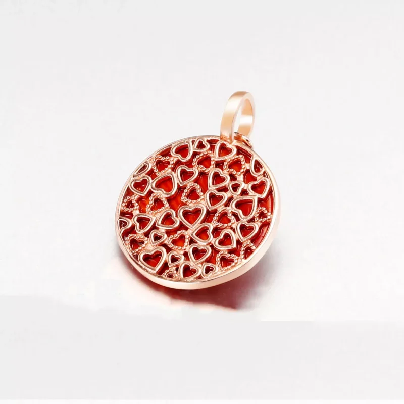 (immagine per) Red murano glass Pendente PANDORA - 388148RMU - Visualizza 2