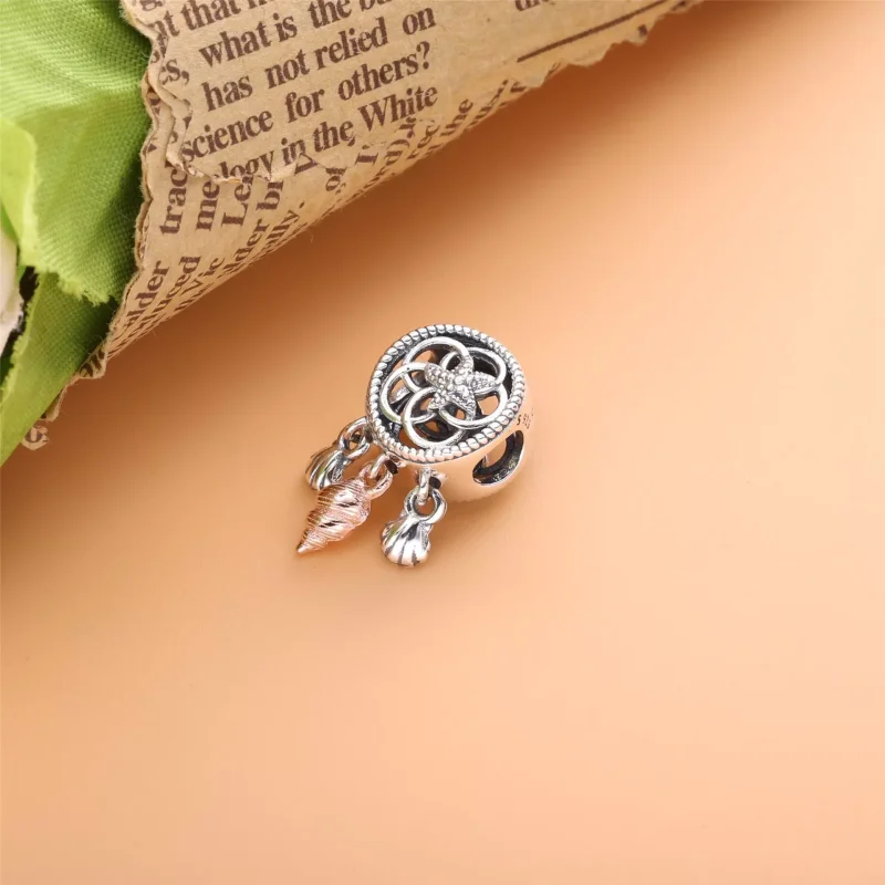 (immagine per) Charm PANDORA openwork acchiappasogni con conchiglie - 788944C00 - Visualizza 2