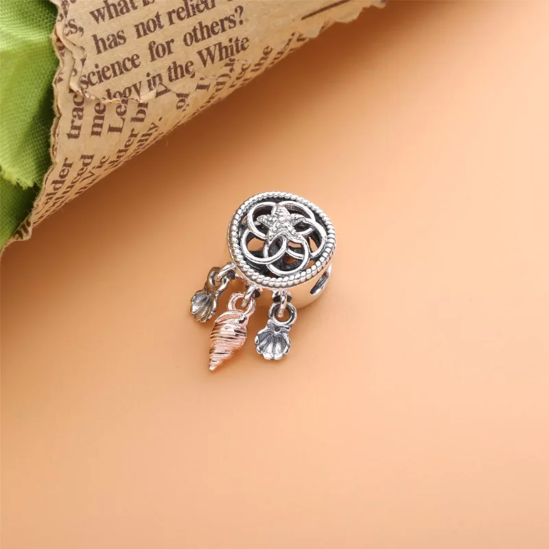(immagine per) Charm PANDORA openwork acchiappasogni con conchiglie - 788944C00 - Visualizza 4