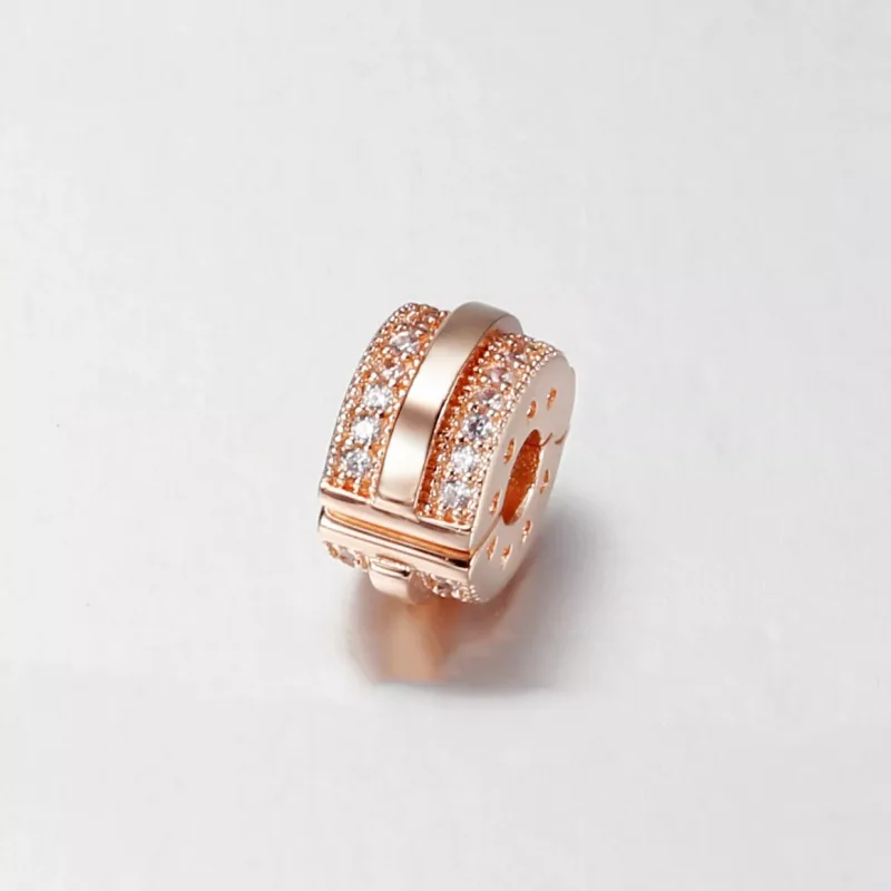 (immagine per) Clip PANDORA con logo e pavé scintillante - 789042C01 - Visualizza 2