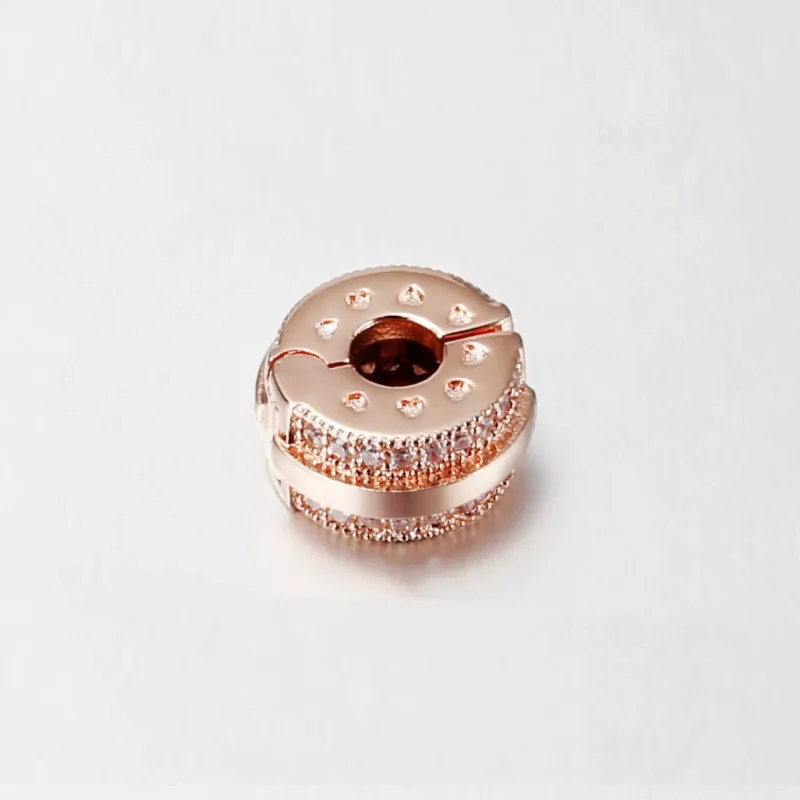 (immagine per) Clip PANDORA con logo e pavé scintillante - 789042C01 - Visualizza 3