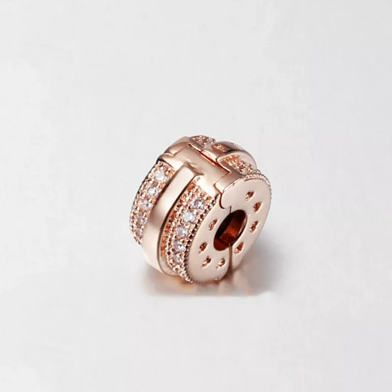 (immagine per) Clip PANDORA con logo e pavé scintillante - 789042C01 - Visualizza 4