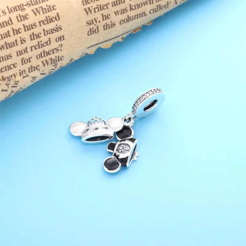 (immagine per) Charm pendente PANDORA matrimonio mickey mouse e minnie disney parks - 798804C01 - Visualizza 2