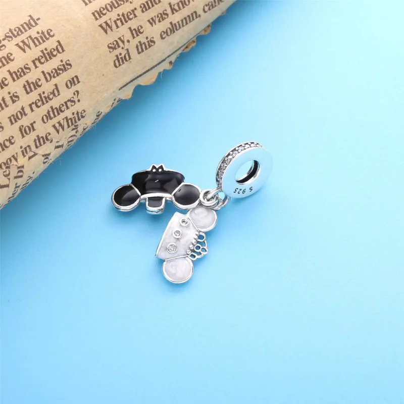 (immagine per) Charm pendente PANDORA matrimonio mickey mouse e minnie disney parks - 798804C01 - Visualizza 3