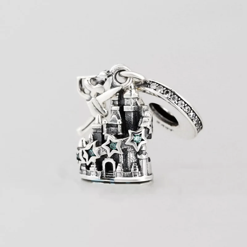 (immagine per) Disney parks sparkling castle tinker bell PANDORA dangle charm - 798856C01 - Visualizza 2