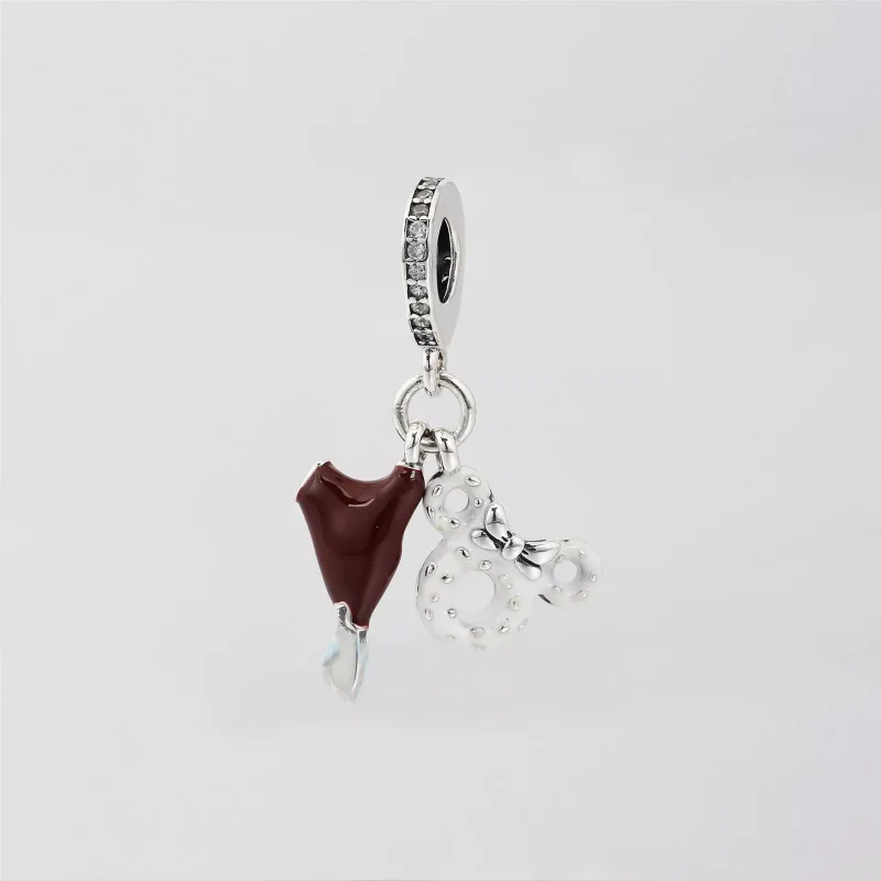 (immagine per) Charm pendente PANDORA gelato e ciambella disney parks - 798894C01 - Visualizza 2
