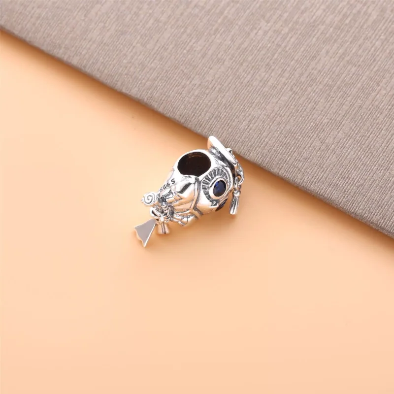 (immagine per) Charm PANDORA Gufo saggio per la laurea - 798907C01 - Visualizza 5